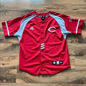 Adidas Cincinnati Reds Joey Votto 19 Youth Baseball Jersey Boys Medium 10-12